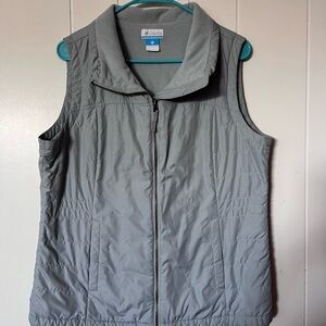 Columbia Light Gray Fleece Vest
